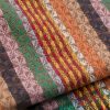 Chale Pañuelo de Rayas Tibetanas de Colores Tibetan Colorful Stripe Shawl Wrap