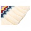 Chale Tibetano con Franjas Onduladas y Borlas Tibetan Wavy Striped Tassel Shawl