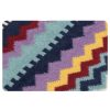 Chale Tibetano con Franjas Onduladas y Borlas Tibetan Wavy Striped Tassel Shawl