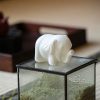 Elefante Blanco de Porcelana para Decoración del Hogar White Porcelain Elephant Home Decor