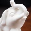 Elefante Blanco de Porcelana para Decoración del Hogar White Porcelain Elephant Home Decor