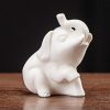 Elefante Blanco de Porcelana para Decoración del Hogar White Porcelain Elephant Home Decor