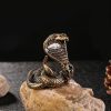 Decoración Hogareña de Cobra de Bronce Brass Cobra Snake Home Decoration