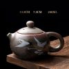 Tetera de Cerámica China Kung Fu - Diseño de Grulla Blanca Chinese Ceramic Kung Fu Teapot - White Crane Design