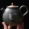 Tetera de Cerámica China Kung Fu - Diseño de Grulla Blanca Chinese Ceramic Kung Fu Teapot - White Crane Design