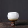 Taza de Vino de Cerámica Elegante con Diseño de Cáliz Elegant Ceramic Wine Mug with Goblet Design