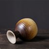 Taza de Vino de Cerámica Elegante con Diseño de Cáliz Elegant Ceramic Wine Mug with Goblet Design