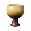 Taza de Vino de Cerámica Elegante con Diseño de Cáliz Elegant Ceramic Wine Mug with Goblet Design