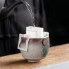 Caneca de Cerâmica Artesanal com Girassol Handmade Sunflower Ceramic Coffee Mug