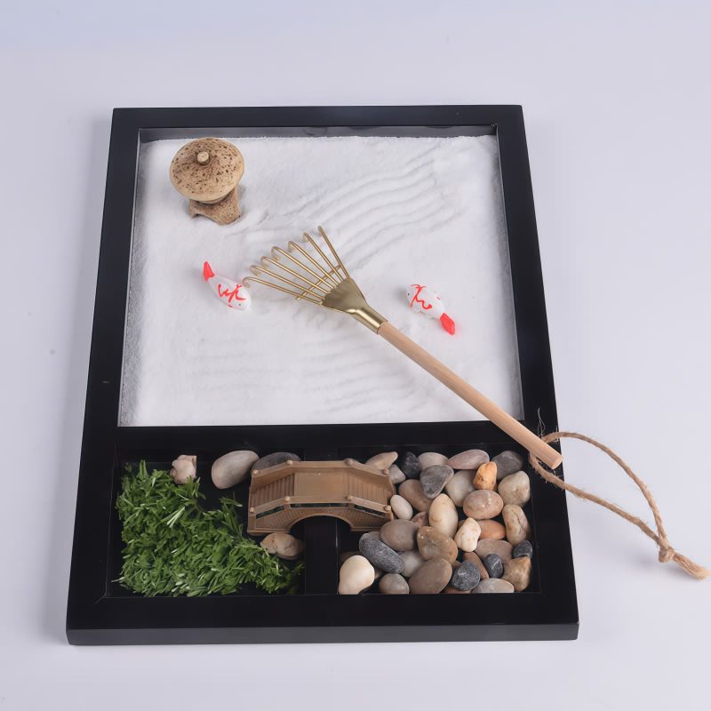 Decoración de Jardín Zen con Carpas Koi Koi Fish Zen Garden Decoration