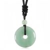 Colar Pingente de Cristal Curativo Moeda da Sorte Lucky Coin Healing Crystal Necklace Pendant
