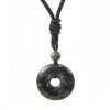 Colar Pingente de Cristal Curativo Moeda da Sorte Lucky Coin Healing Crystal Necklace Pendant