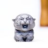 Miniatura de Tigre Rugiente de Hierro Oxidado Rust Iron Mini Roaring Tiger Statue