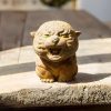 Miniatura de Tigre Rugiente de Hierro Oxidado Rust Iron Mini Roaring Tiger Statue