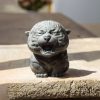 Miniatura de Tigre Rugiente de Hierro Oxidado Rust Iron Mini Roaring Tiger Statue