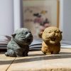 Miniatura de Tigre Rugiente de Hierro Oxidado Rust Iron Mini Roaring Tiger Statue