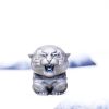 Miniatura de Tigre Rugiente de Hierro Oxidado Rust Iron Mini Roaring Tiger Statue