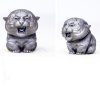 Miniatura de Tigre Rugiente de Hierro Oxidado Rust Iron Mini Roaring Tiger Statue