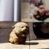 Miniatura de Tigre Rugiente de Hierro Oxidado Rust Iron Mini Roaring Tiger Statue