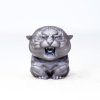 Miniatura de Tigre Rugiente de Hierro Oxidado Rust Iron Mini Roaring Tiger Statue