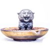 Miniatura de Tigre Rugiente de Hierro Oxidado Rust Iron Mini Roaring Tiger Statue