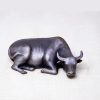 Estatua de Búfalo Toro de Polvo de Hierro Rústico Rustic Iron Powder Buffalo Bull Statue