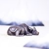 Estatua de Búfalo Toro de Polvo de Hierro Rústico Rustic Iron Powder Buffalo Bull Statue