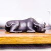 Estatua de Búfalo Toro de Polvo de Hierro Rústico Rustic Iron Powder Buffalo Bull Statue