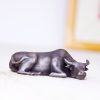 Estatua de Búfalo Toro de Polvo de Hierro Rústico Rustic Iron Powder Buffalo Bull Statue