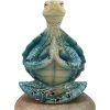 Estatua de Tortuga Meditativa de Resina Tibetana Tibetan Resin Meditating Turtle Statue