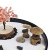 Decoración de Jardín Zen con Árbol y Puente Zen Garden Tree and Bridge Decoration