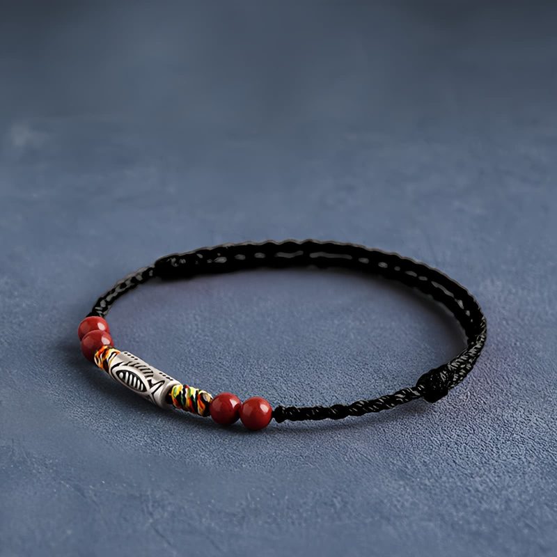أسورة سمكة الكوي من الفضة عيار 925 لتحقيق الثراء 925 Silver Koi Fish Wealth Anklet