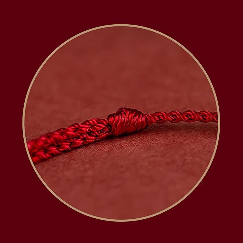 سوار يد من الفضة عيار 925 على شكل عقدة لا نهائية لجلب الحظ 925 Silver Endless Knot Luck Bracelet