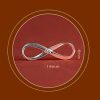 سوار يد من الفضة عيار 925 على شكل عقدة لا نهائية لجلب الحظ 925 Silver Endless Knot Luck Bracelet