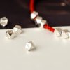 Tobillera Ajustable de Hilo Rojo con Plata 925 925 Silver Red String Adjustable Anklet