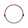 Tobillera Ajustable de Hilo Rojo con Plata 925 925 Silver Red String Adjustable Anklet