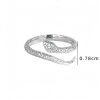 Anillo Ajustable de Serpiente del Zodíaco en Plata 925 925 Silver Zodiac Snake Adjustable Ring