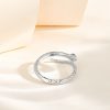 Anillo Ajustable de Serpiente del Zodíaco en Plata 925 925 Silver Zodiac Snake Adjustable Ring