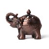 Quemador de Incienso de Elefante de Aleación Alloy Elephant Incense Burner Decoration