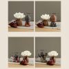 Decoración de Buda de Madera de Durazno Negro para la Calma Black Peach Wood Buddha Calm Cure Decoration