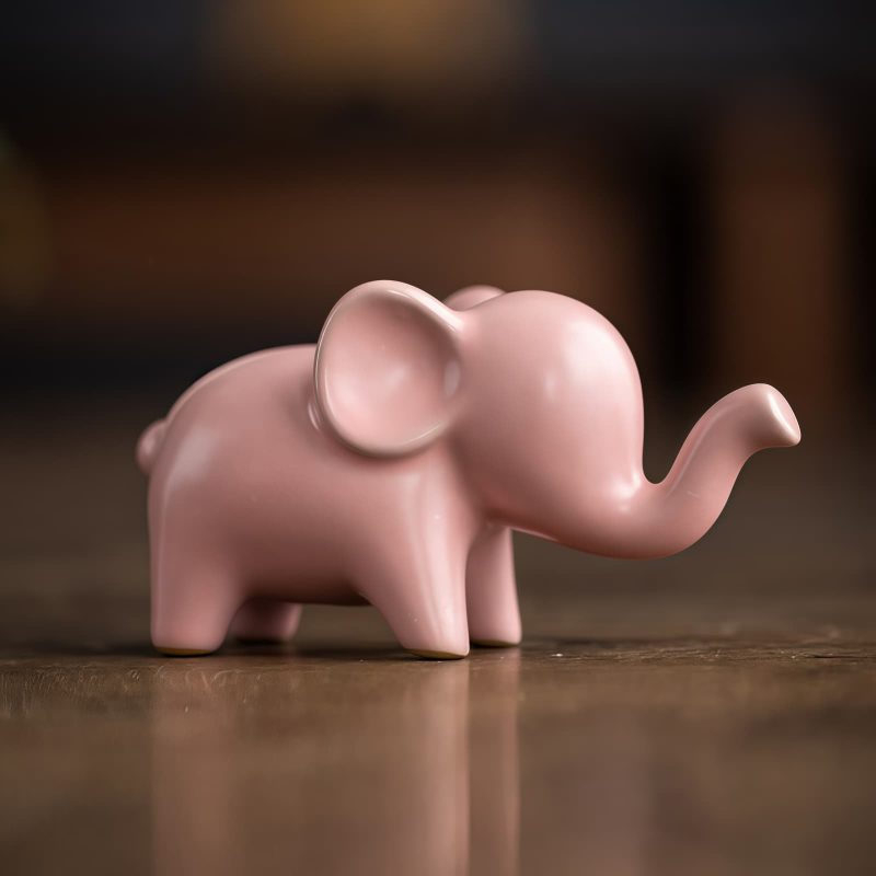 Decoración de escritorio de elefante de cerámica Ceramic Elephant Desk Decoration