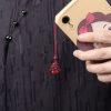 Kalung Liontin Buddha Tertawa Cinnabar Cina Chinese Cinnabar Laughing Buddha Pendant Necklace