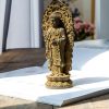 Dekorasi Patung Avalokitesvara dari Bubuk Besi Iron Powder Avalokitesvara Statue Decoration