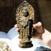Dekorasi Patung Avalokitesvara dari Bubuk Besi Iron Powder Avalokitesvara Statue Decoration