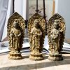 Dekorasi Patung Avalokitesvara dari Bubuk Besi Iron Powder Avalokitesvara Statue Decoration