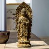Dekorasi Patung Avalokitesvara dari Bubuk Besi Iron Powder Avalokitesvara Statue Decoration