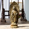 Dekorasi Patung Avalokitesvara dari Bubuk Besi Iron Powder Avalokitesvara Statue Decoration