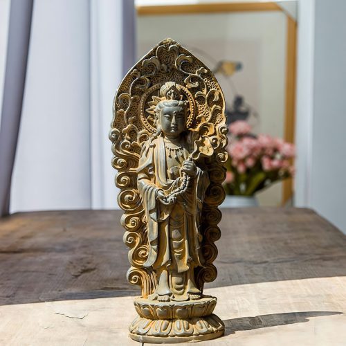 Iron Powder Avalokitesvara Statue Decoration Iron Powder Avalokitesvara Statue Decoration