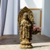 Dekorasi Patung Avalokitesvara dari Bubuk Besi Iron Powder Avalokitesvara Statue Decoration