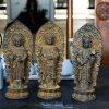 Dekorasi Patung Avalokitesvara dari Bubuk Besi Iron Powder Avalokitesvara Statue Decoration